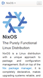 Mobile Screenshot of nixos.org